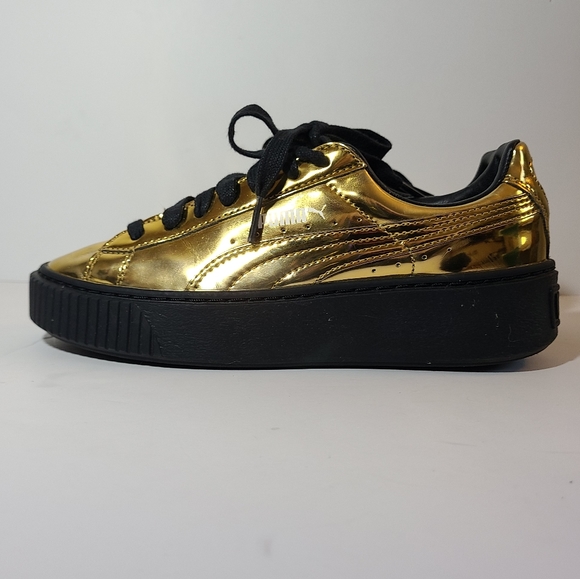 Puma Platform Gold Basket Sneaker - Picture 5 of 8
